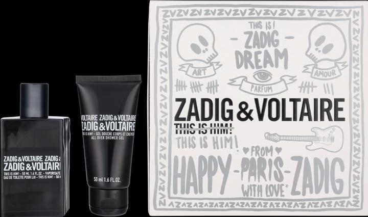 Image du produit Zadig & Voltaire This is Him! Noël 2023 Eau de Toilette 50 / Gel Douche (Eau de toilette, 100 ml)