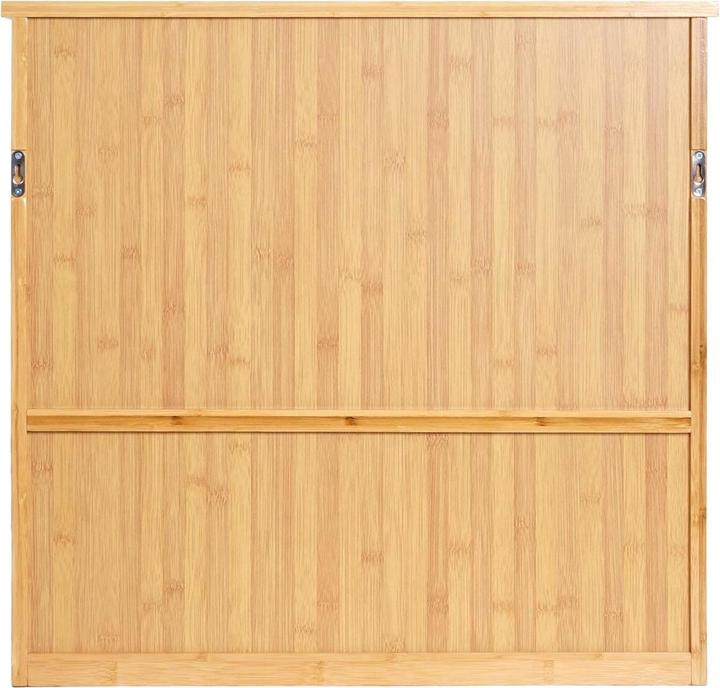 Produktbild Mendler Spiegelschrank HWC-B18, Bambus 62x66x15cm (62 x 66 x 15 cm)