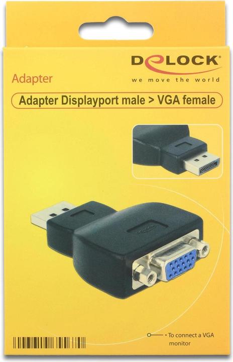 Actual product image Delock DP to (VGA, 6.12 cm)