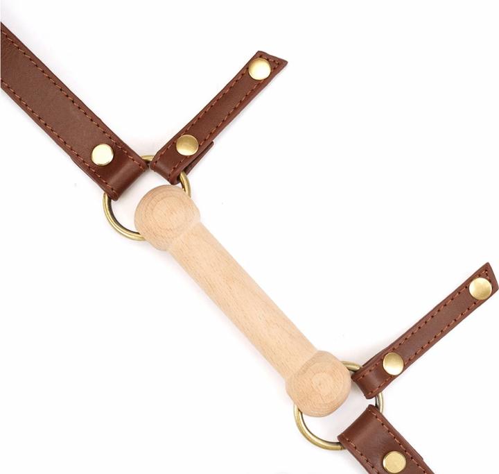Productafbeelding Liebe Seele Leren oogkleppen met knevel