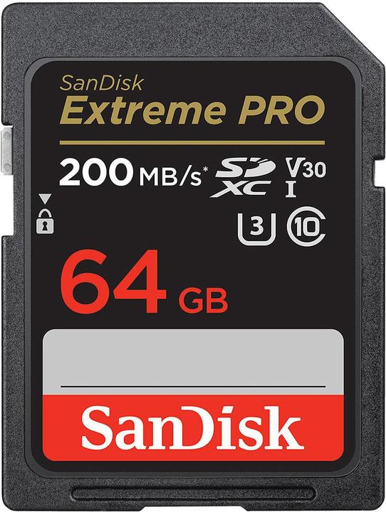 Produktbild SanDisk Extreme Pro (64 GB, SDXC, U3, UHS-I)