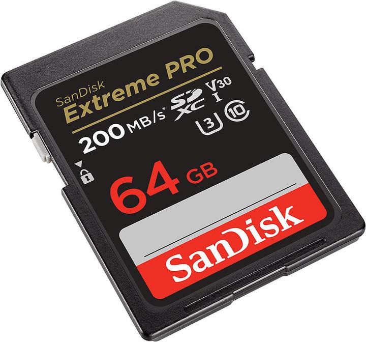 Produktbild SanDisk Extreme Pro (64 GB, SDXC, U3, UHS-I)