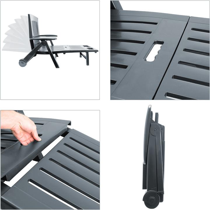 Produktbild Casaria Sonnenliege (195 cm)