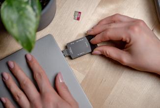 Produktbild Newell memory card reader Hub OTG 3in1 (USB-C, USB)