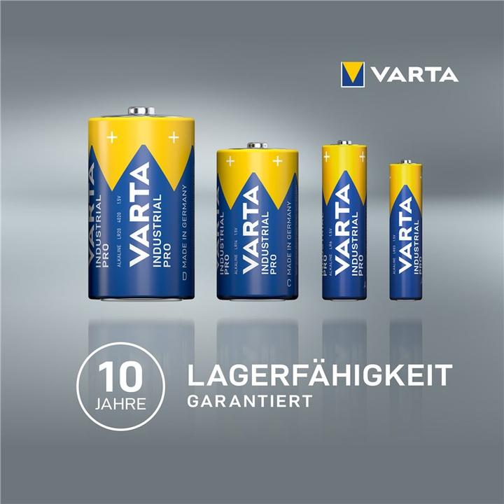 Actual product image Varta industrial alkali (10 pcs., AAA, 1250 mAh)