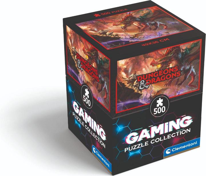 Immagine prodotto Clementoni DONJONS & DRAGONS - Kansaldi sur Dragon Rouge - Puzzle Cube 500P (500 pezzi)