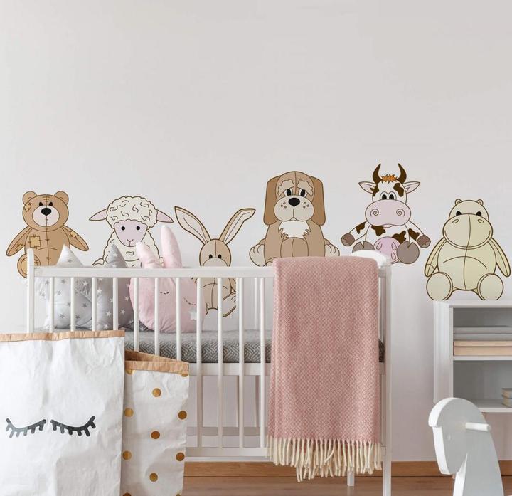 Produktbild Trenddeko Kuscheltierzoo (60 x 40 cm, 120 x 80 cm)