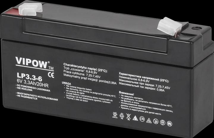 Vipow Lead acid battery 6V 3.3Ah (1 pcs., Device specific, 3300 mAh)