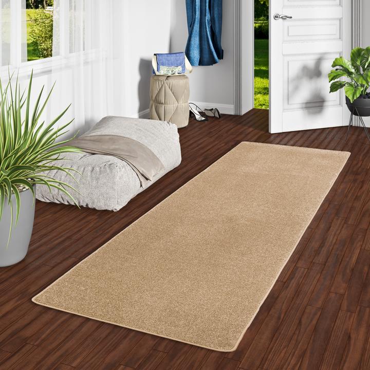 Produktbild Snapstyle Hochflor Velours Läufer Teppich Luna (80 x 400 cm)