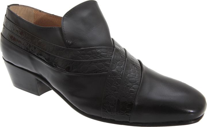 Montecatini Halbschuhe Vamp Leder Reptile