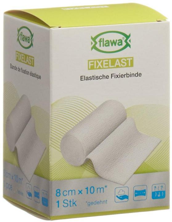 Flawa Fixelast elastische Fixierbinde 8 cm x10 m