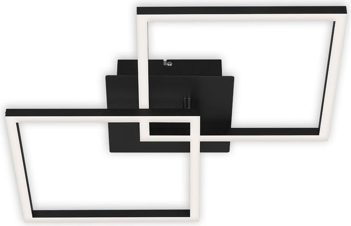 Briloner Plafoniera a LED, nero, LED/24W