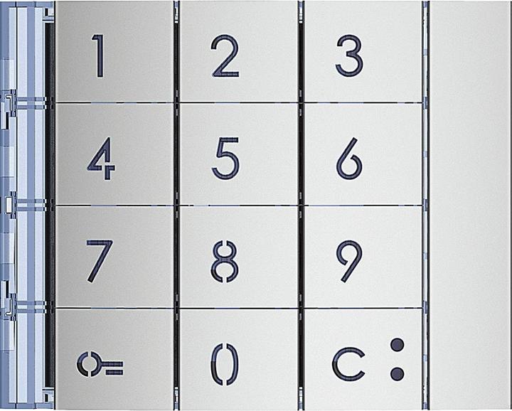 Produktbild Bticino Frontblende Zehnertastatur Allmetall (Tastatur)