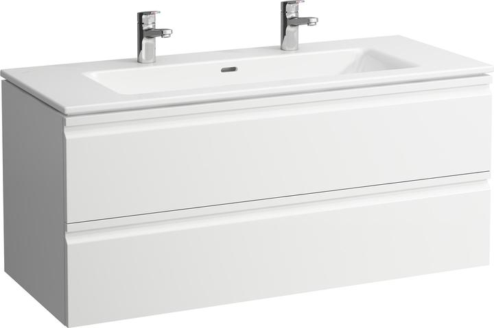 Immagine prodotto Laufen Pro S Set 1200, lavabo, 2 fori per rubinetto, troppopieno, incluso mobiletto, 2 cassetti, 120