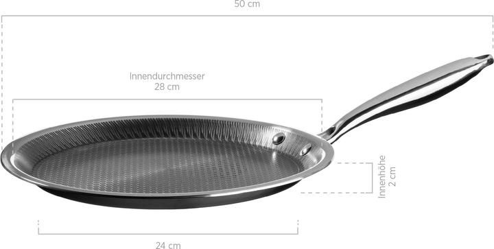 Actual product image Mäser Hestia (28 cm, Pan set + pot set, Stainless steel)