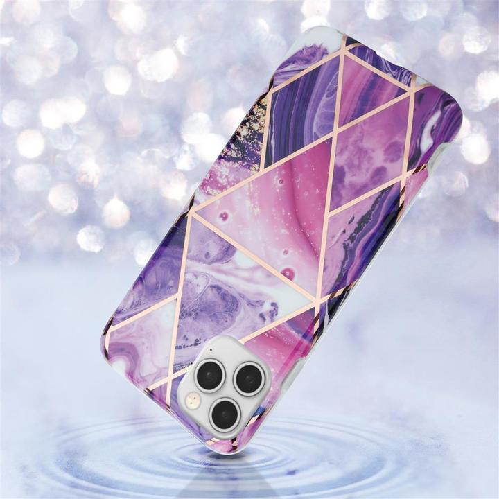 Immagine prodotto Cadorabo IMD TPU Colourful Marble Cover (Realme 12 Pro+, Apple iPhone 12)