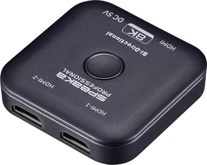 Image du produit SpeaKa Professional SP-11990132 Commutateur HDMI 2+1 ports utilisable de manière bidirectionnelle 76