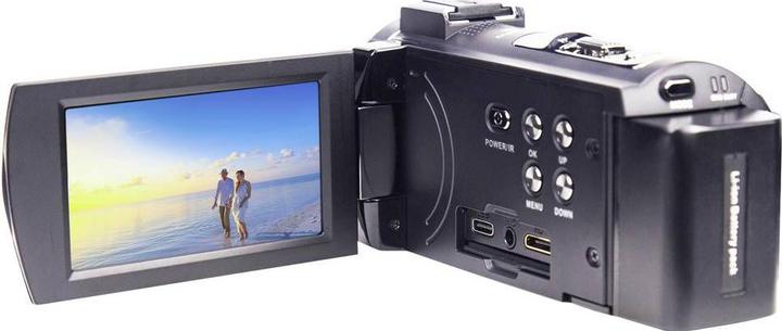 Produktbild Renkforce RF-DV-200 Camcorder 5K 7.6 cm 3 Zoll 8 Megapixel Schwarz