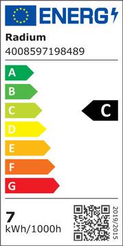 Energie-Label Radium LED-Tube (11 W, 1875 lm, 1 x, C)