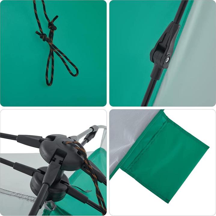 Image du produit VidaXL Tente de plage vert mer Quick Release étanche à l'eau (Tente de plage, 1.10 kg)