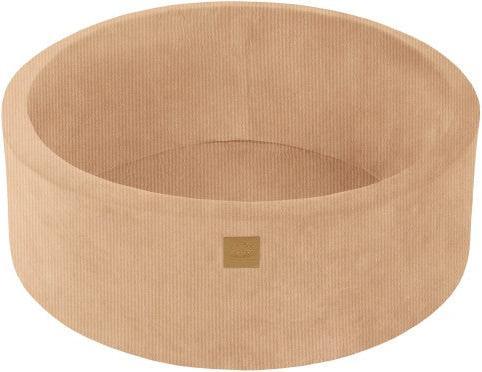 Produktbild Activity Board Baby Foam Round Ball Pit 90x30cm ohne Bälle Zertifiziert, Samtkordel, Sand