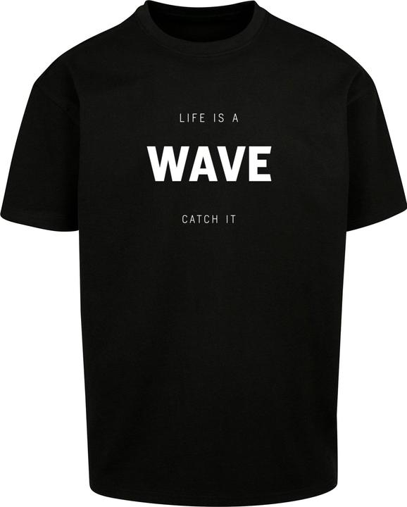 Immagine prodotto Merchcode Estate - La vita è un'onda - Maglietta oversize pesante - 116553 (XL)