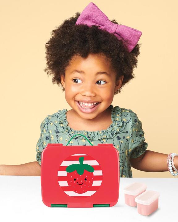 Actual product image Skiphop Spark Style Bento Box Strawberry