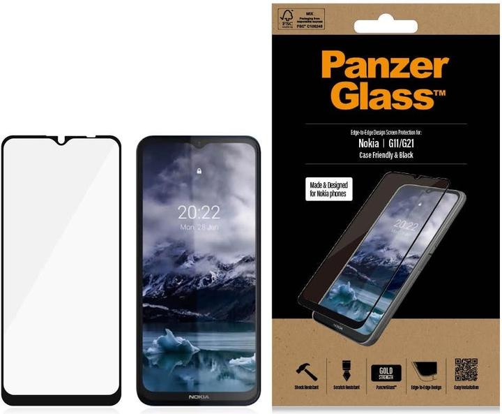 Actual product image PanzerGlass Screen protector Case Friendly (1 Piece, Nokia G11, Nokia G21)