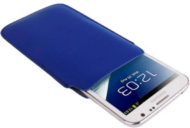 Actual product image König Design Mobile Phone Case Slide Cover Blue (Samsung Galaxy Note)