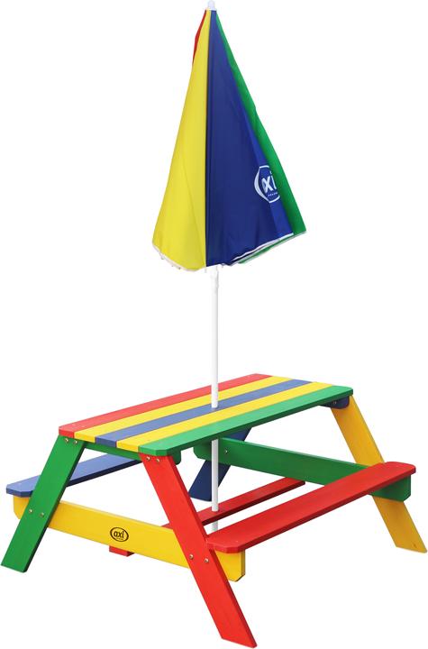 Produktbild Axi Nick Picknicktisch Regenbogen - Sonnenschirm Regenbogen