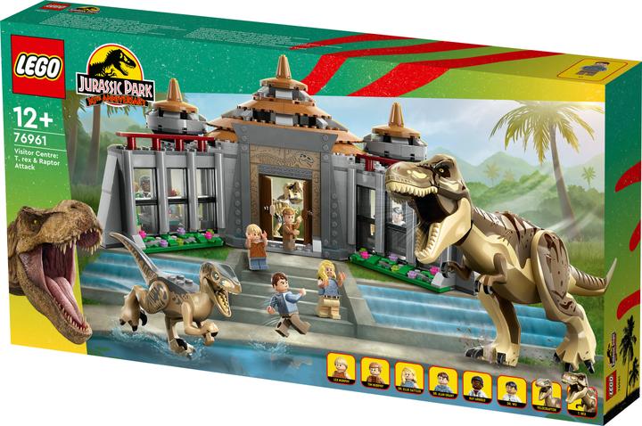 Immagine prodotto LEGO L'attacco del T. rex e del rapace al centro visitatori (76961, LEGO Jurassic World)