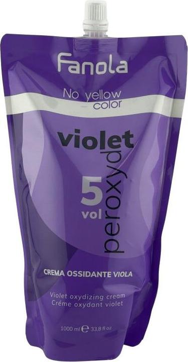 Actual product image Fanola Violet Peroxyde 5 Vol 1000 ml (Violet)
