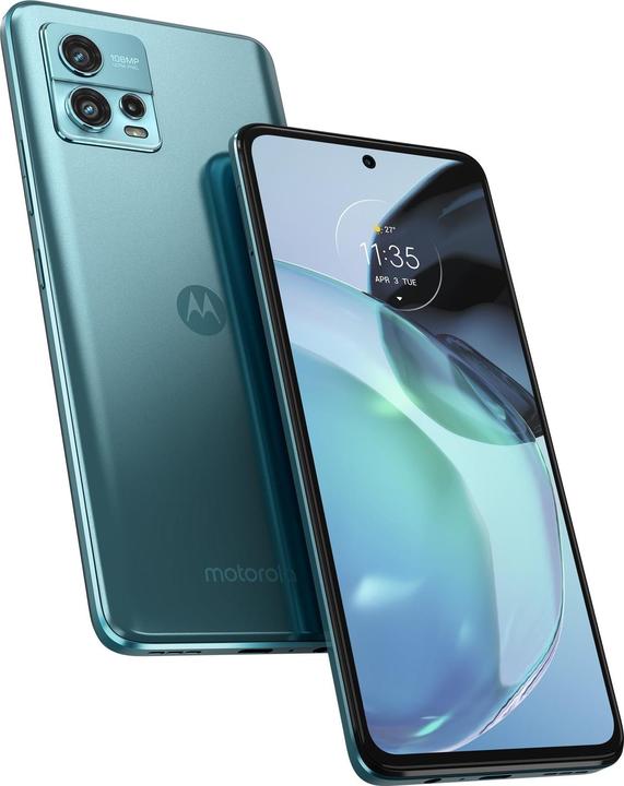 Produktbild Motorola Moto G72 (128 GB, Polar Blue, 6.55", Hybrid Dual SIM, 108 Mpx, 4G)