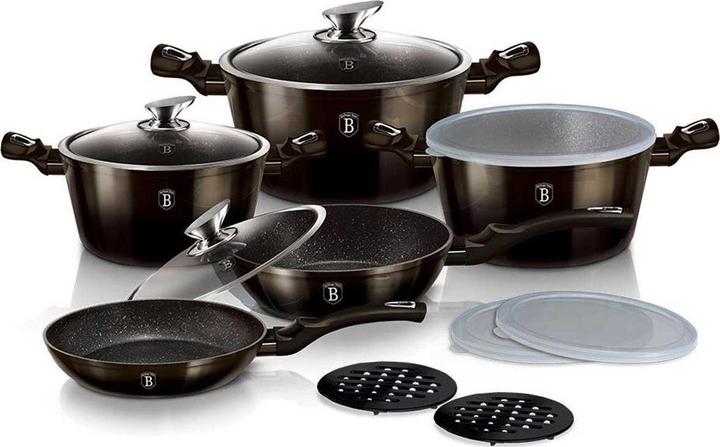 Produktbild BerlingerHaus Pot Set (Pfannenset + Topfset, Aluminium)