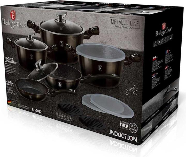 Produktbild BerlingerHaus Pot Set (Pfannenset + Topfset, Aluminium)
