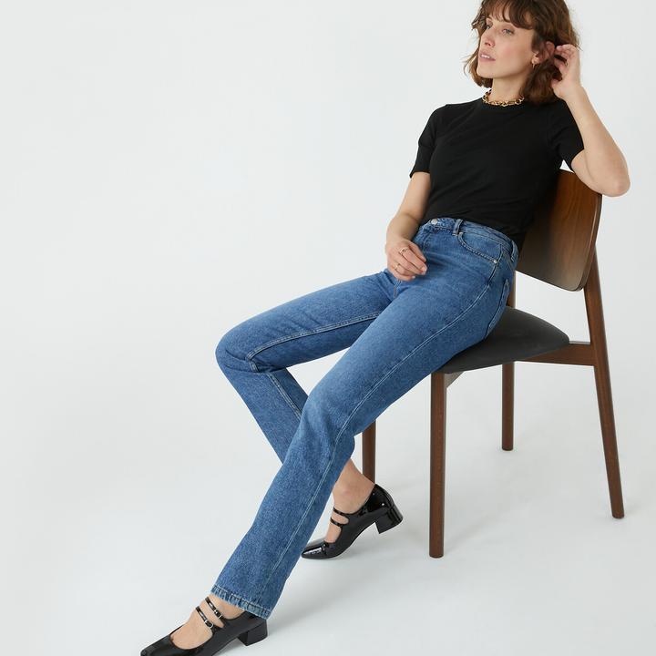 Actual product image La Redoute Collections High-waist jeans (38)