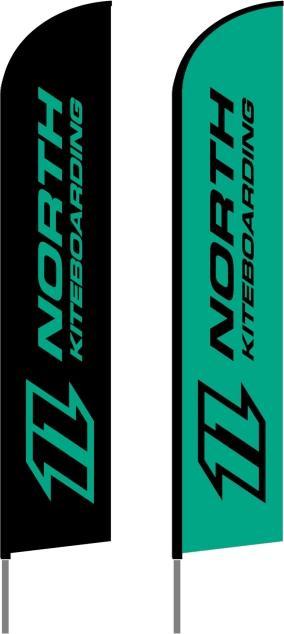Produktbild North Beach Flag 400cm