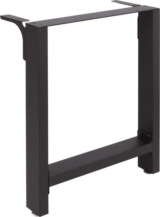 Produktbild Wiltec Tischbeine Set 70x72cm schwarz pulverbeschichtet Tischkufen Tischgestell