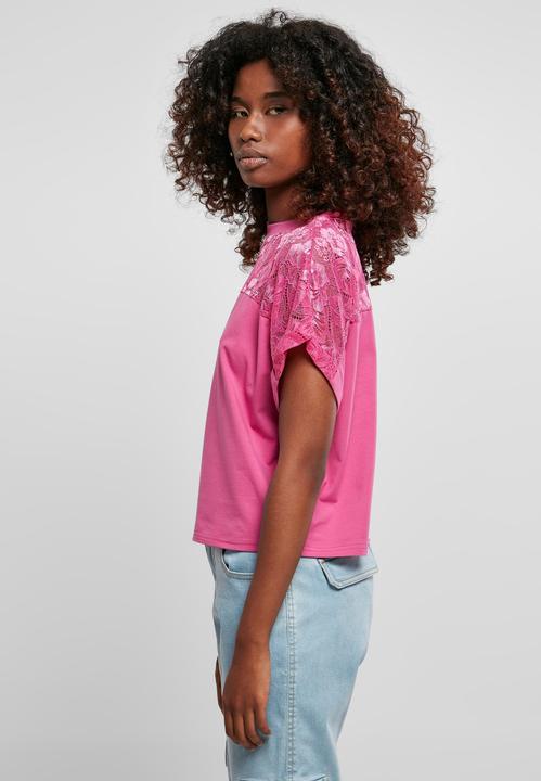 Image du produit Urban Classics Ladies Short Oversized Lace Tee - 12492 (4XL)
