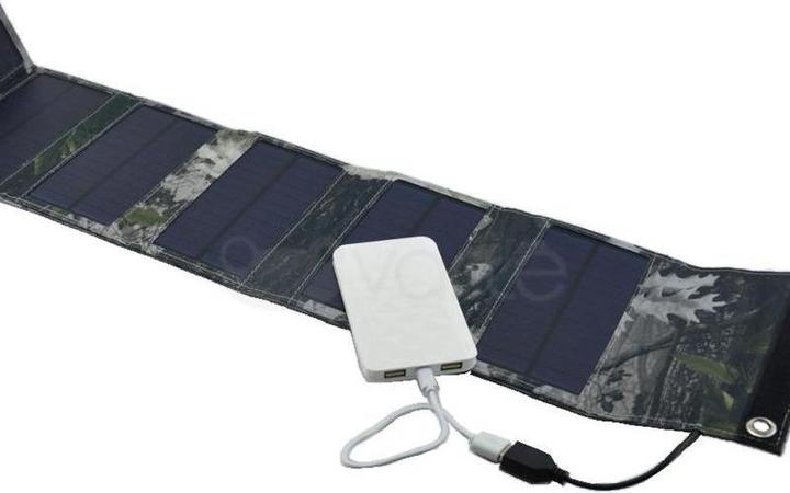 Produktbild Sunen PowerNeed Solar Charger 9W, camouflage (9 W)