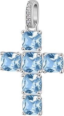Produktbild Brosway Silver pendant with zircons Fancy Cloud Light Blue FCL14