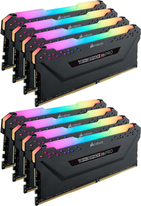 Image du produit Corsair Vengeance RGB Pro (8 x 32GB, 3200 MHz, RAM DDR4, DIMM)