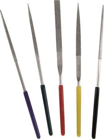Actual product image Vallejo 5pc diamond file set 100mm (T03004)