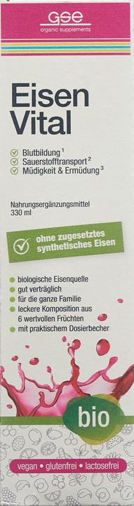 Produktbild GSE Eisen Vital Complex Bio liq (1 Stück, Flüssigkeit, 592 g)