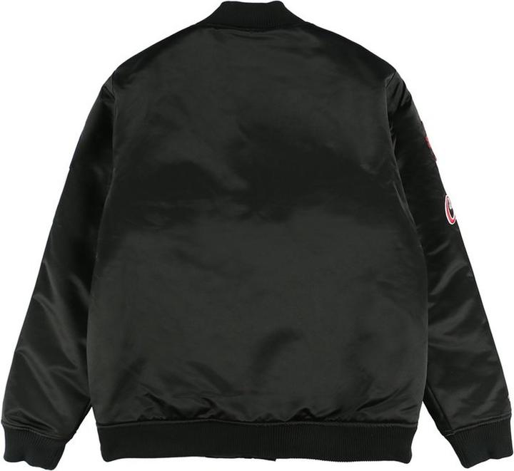 Image du produit Mitchell & Ness M&N Satin Bomber Veste - FLIGHT Chicago Bulls noir (L)