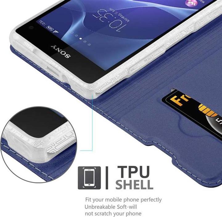 Produktbild Cadorabo Book Classy Style Cover (Sony Xperia Z1 Compact)
