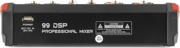 Image du produit Vonyx VM-KG06 - 6-kanaals mengpaneel Bluetooth, DSP, mp3 speler en USB audio interface (Studio et mixeur live)