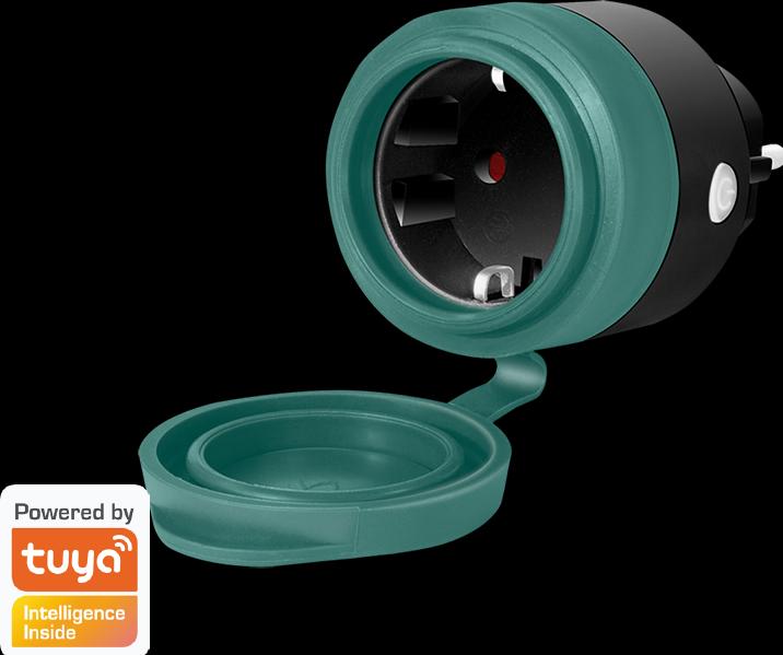 Productafbeelding LogiLink Smart Home Wi-Fi-stekker Buiten CEE 7/3
