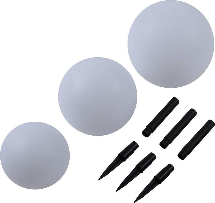 Image du produit Lindby Lago Solaire Lumière 3 pcs. Blanc (20 lm, IP44)