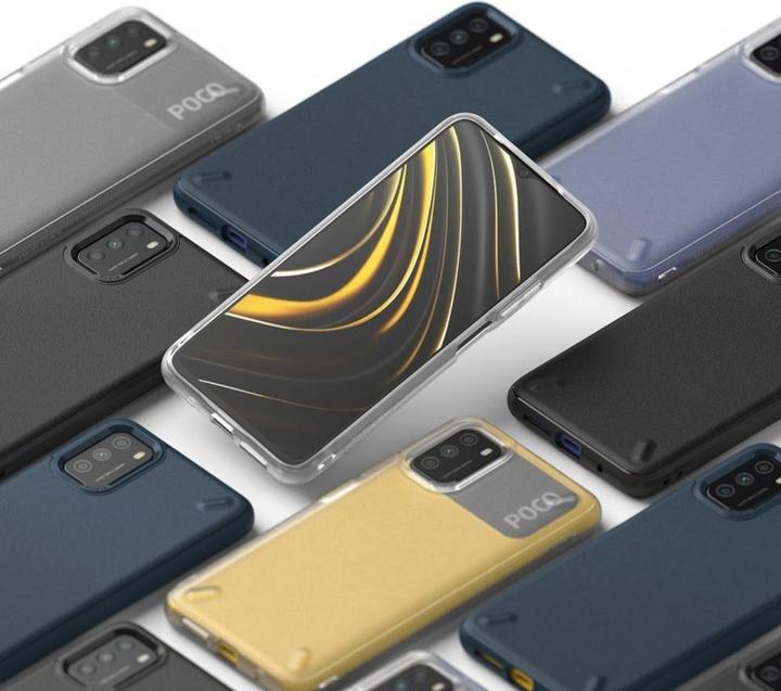 Immagine prodotto Ringke Custodia Onyx Durable TPU Cover per Xiaomi Poco M3 blu navy (OXXI0002) (Xiaomi Poco M3)